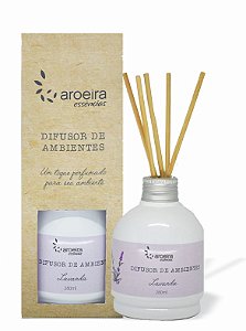 Difusor Perfumado de Ambientes Aroeira Essencias 280ml - Varetas - Lavanda