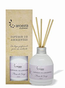 Difusor Perfumado de Ambientes Aroeira Essencias 280ml - Varetas - Flores do Campo