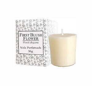 Vela Aromática de Ambientes Greenone 56g Branca - First Blush Flower