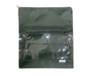 Saquinho nylon com visor verde