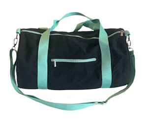 Mala FDS preto com turquesa