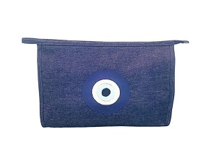 Necessaire Trancoso jeans olho grego