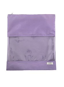 Saquinho nylon com visor lilás