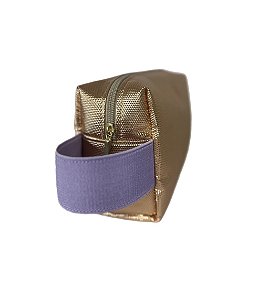 Necessaire Quadradinha cobre alça lilas