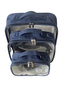 Kit Daslu jeans brilhante