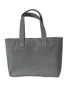 Bolsa Paris prata brilho