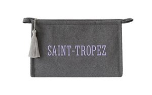 Necessaire Trancoso prata brilho SAINT-TROPEZ