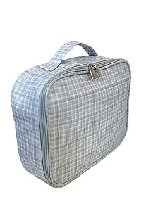 Malinha Barcelona M xadrez azul