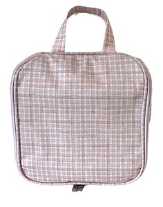 Necessaire Cabidinho Maresias xadrez rosa