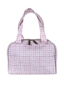 Malinha P xadrez rosa