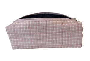 Estojo xadrez rosa