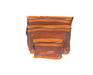 Kit nylon plastificado laranja