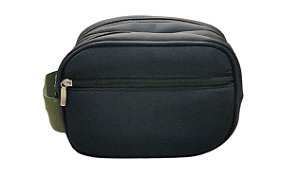 Necessaire mini dupla neoprene alça verde