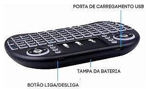 Mini Teclado Keyboard Sem Fio