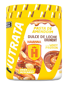 PASTA DE AMENDOIM NUTRATA DULCE DE LECHE HAVANA 600G