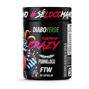 THERMO CRAZY FTW DIABO VERDE POBRELOCO 90 CAPS