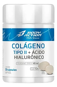 COLAGENO TIPO II BODYACTION C/ AC HIALURONICO 30 CAPS
