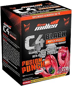 C4 BLACK EXPLOSION NEW MILLEN FRUTAS VERMELHAS 10G D/22