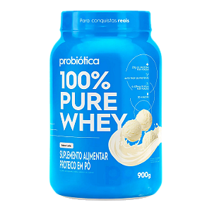 100% PURE WHEY PROBIOTICA LEITE PT 900G