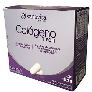 Colágeno Tipo 2 30 Cápsulas Sanavita