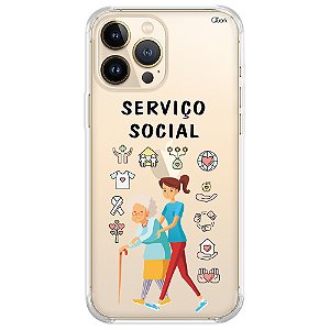 Capa Case Capinha Compatível Personalizada - Serviço Social F