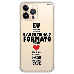 Capa Case Capinha Compatível Personalizada - Cruz e Amor