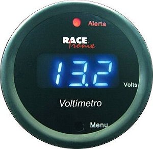 Voltímetro Digital 52mm Display Azul 12 volts VT90