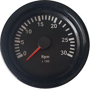 Contagiro 85mm 3000RPM p/ W Alternador ou Pickup Magnético - PRETO - Náutico