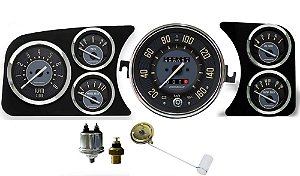 Painel Fusca 160km/h Cronomac Completo com Sensor e Boia de Braço - Bege