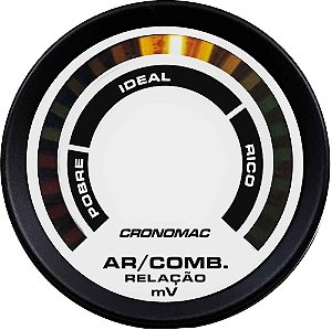 Hallmeter 52mm Faixa Street/Branco| Cronomac