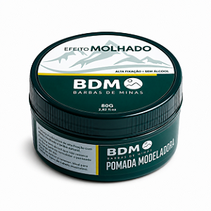 Pomada Modeladora para Cabelo com Efeito Brilho 80g – Pastinha de Cabelo com Fixação Suave