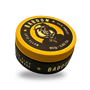 Pomada Modeladora Matte Clay Baboon 80g 1 Unidade