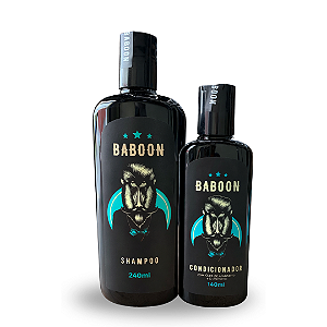 Kit Shampoo + Condicionador Baboon – Cabelo e Barba | Mentol Refrescante