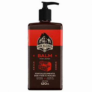 Balm Para Barba Don Alcides Barba Negra 120g Amadeirado