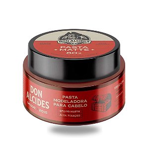 Pomada Efeito Matte Essência Barba Negra Don Alcides 80g Alta Fixação
