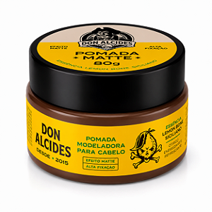 Cera Para Cabelo Masculino Don Alcides Lemon Bone Siciliano 80g Efeito Matte