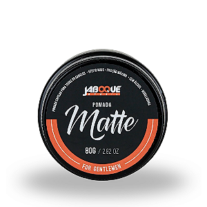 Pomada Efeito Matte Cabelo Natural 80g Jaboque Brasil