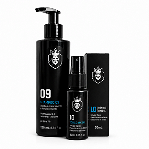 Kit Crescimento Capilar Masculino Forcemen Shampoo + Tônico Para Barba E Cabelo
