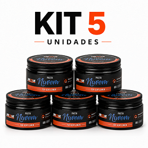 Kit 5 unds Pomada Nuvem Jaboque 80g Média Fixação, Fragrância Leve