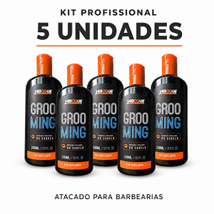 Kit 5 Grooming Jaboque 240ml Atacado para Barbearia