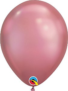 Balão De Látex Rosa Chrome 