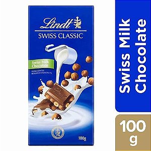 Barra Lindt Swiss Classic 100g