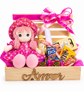 Baú de Chocolates Doce Menina 002