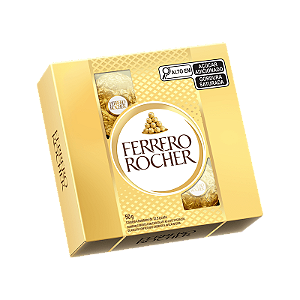 Bombom Ferrero Rocher Com 4 Unidades 50G