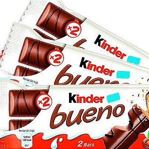 Chocolate Kinder Bueno Com 3 Unidades