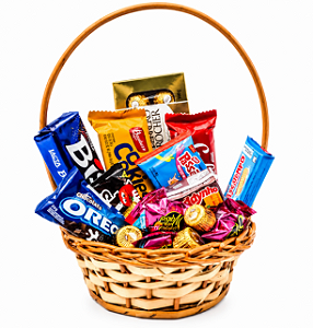 Cesta Mimos de Chocolates