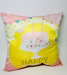 Almofada "Happy Birthday"