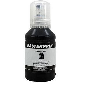 REFIL MASTER BULK INK EPSON 534 PIGMENTADA BK 140M IMP.