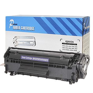 TONER COMPATÍVEL COM HP Q2612A 2612A 12A - 1010 - 1012 - 1015 - 1018 - 1020 - 1022 - 3015 - 3030 - 3050 - PREMIUM