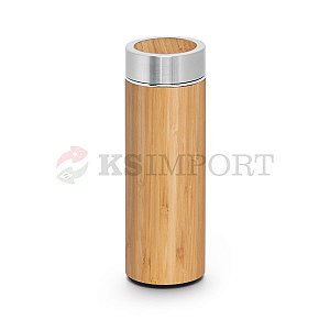 Garrafa Térmica Bambu - Com Filtro